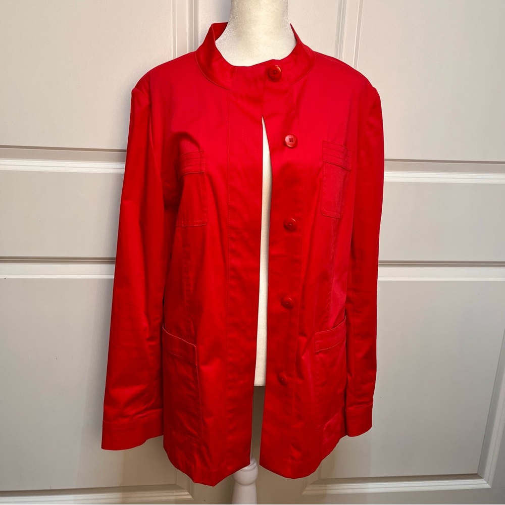 J.JILL MODERN SLIM FIT BLAZER RED
Women’s Medium